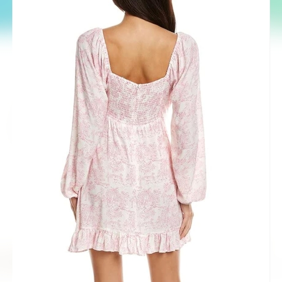 Pink and white BCBGeneration wrap dress XS - Picture 3 of 8